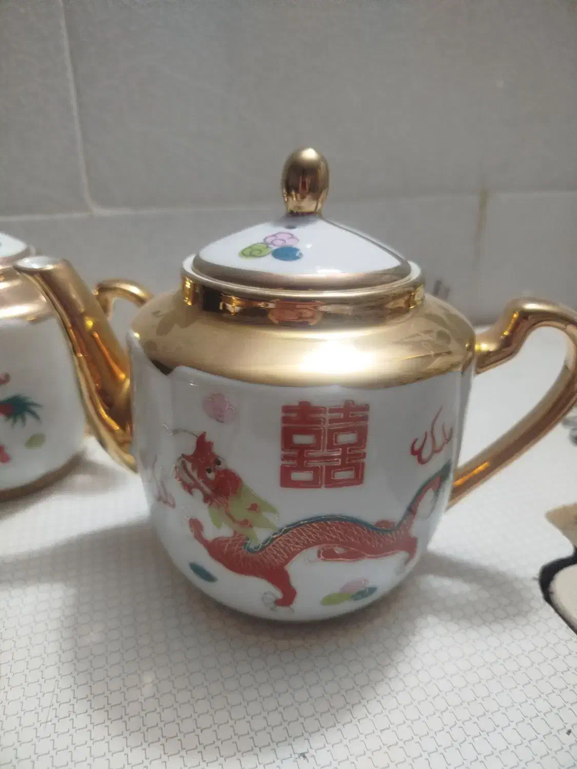 قوری قدیمی اژدهایی اصلی و کمیاب.|کلکسیون اشیاء عتیقه|یزد, |دیوار