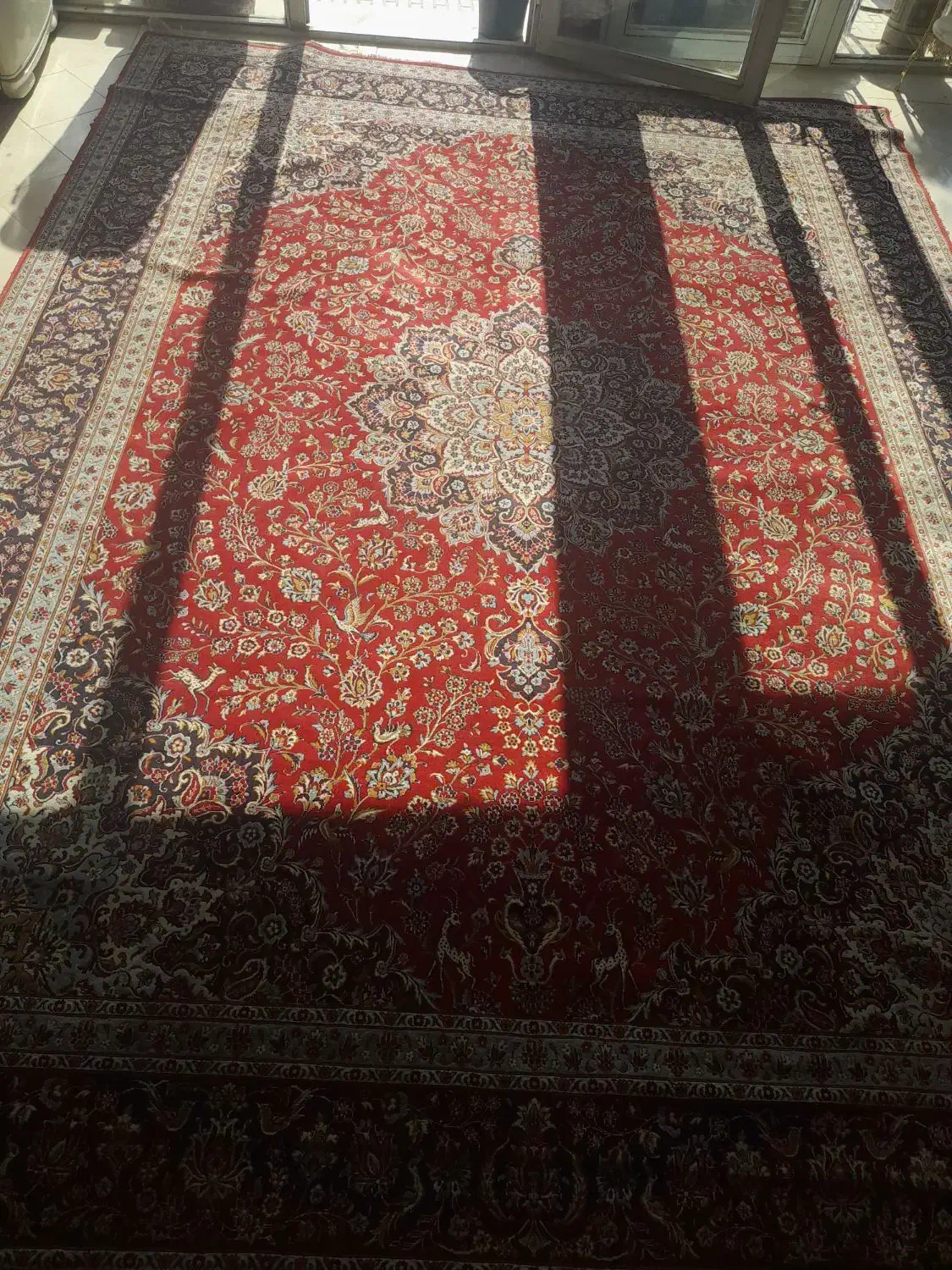 فرش ۱۲ متری|فرش|کرمانشاه, |دیوار