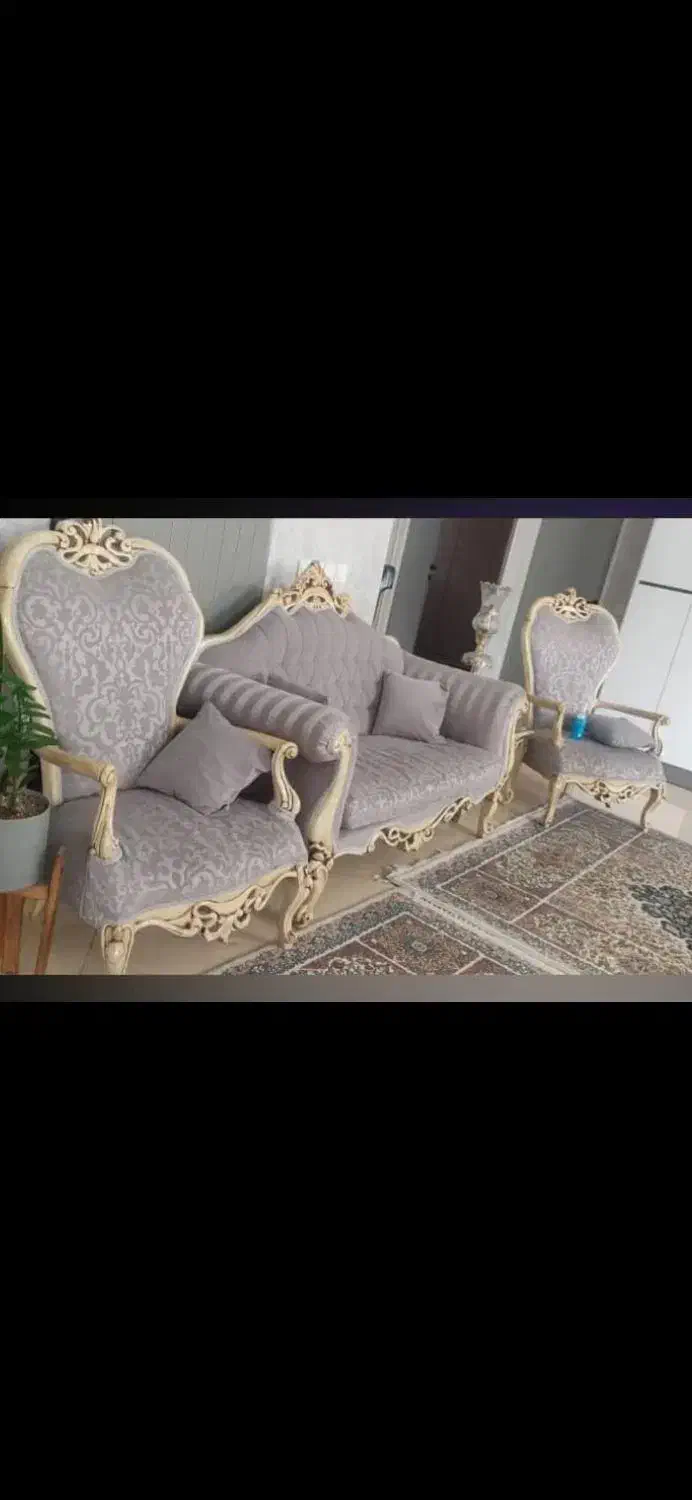 مبل ۷ نفره و ناهار خوری ۸نفره|مبلمان خانگی و میز عسلی|کاشان, دشت لتحر|دیوار