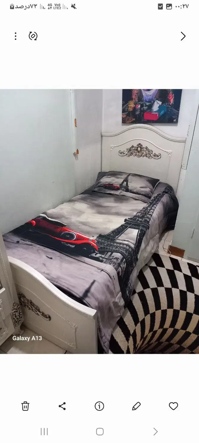 تخت و کمد نو جوان|تخت و سرویس خواب|نسیم‌شهر, |دیوار