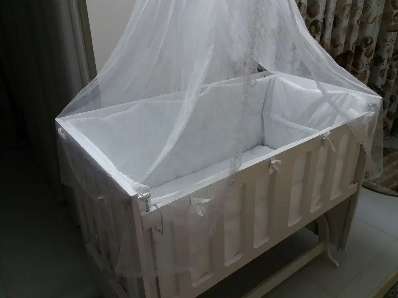 تخت کنار مادر گهواره ای ام دی اف با سرویس خواب|تخت و صندلی بچه|اصفهان, شاهد|دیوار