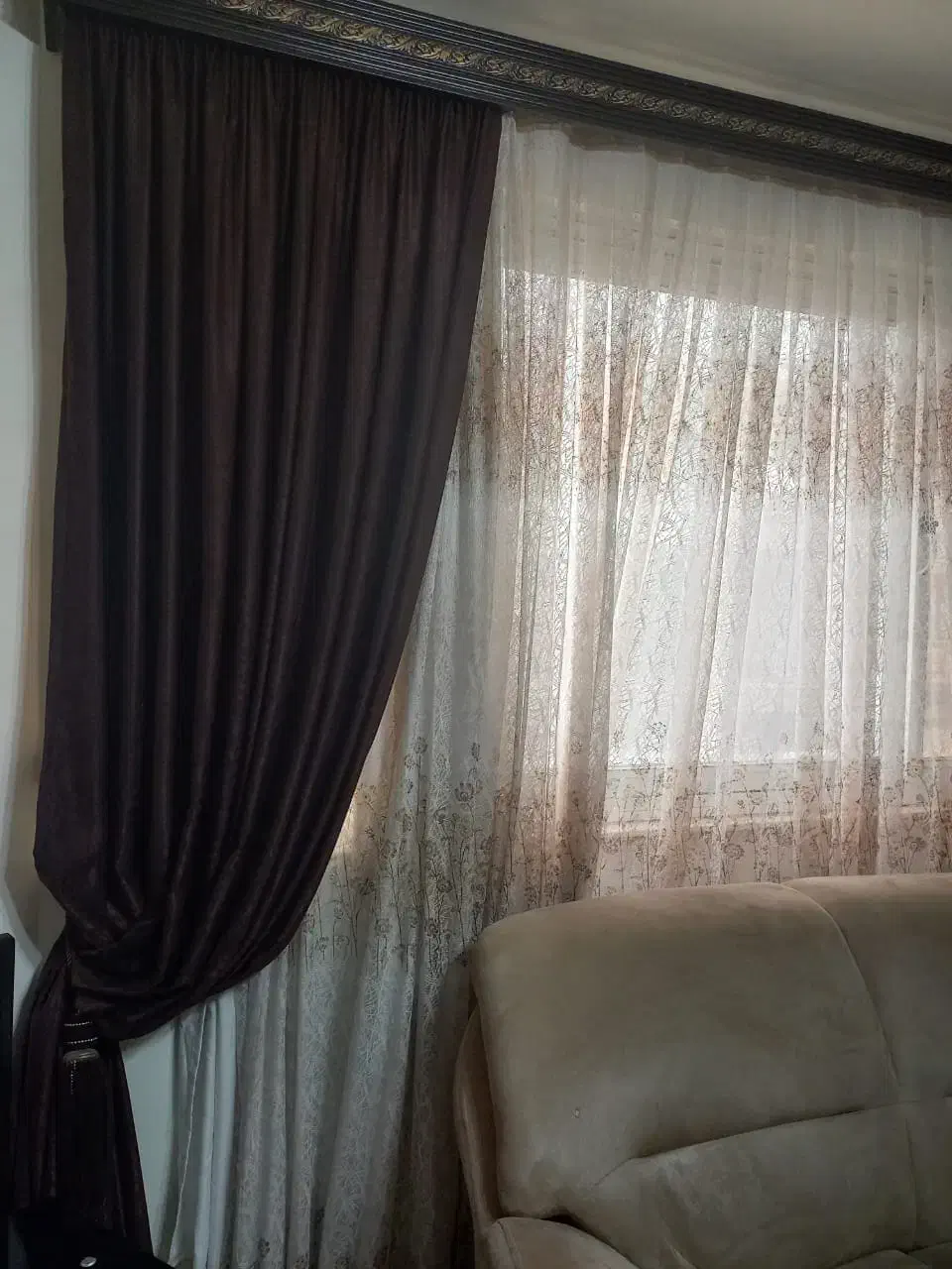 پرده منزل|پرده، رانر، رومیزی|رشت, کوی امام رضا|دیوار