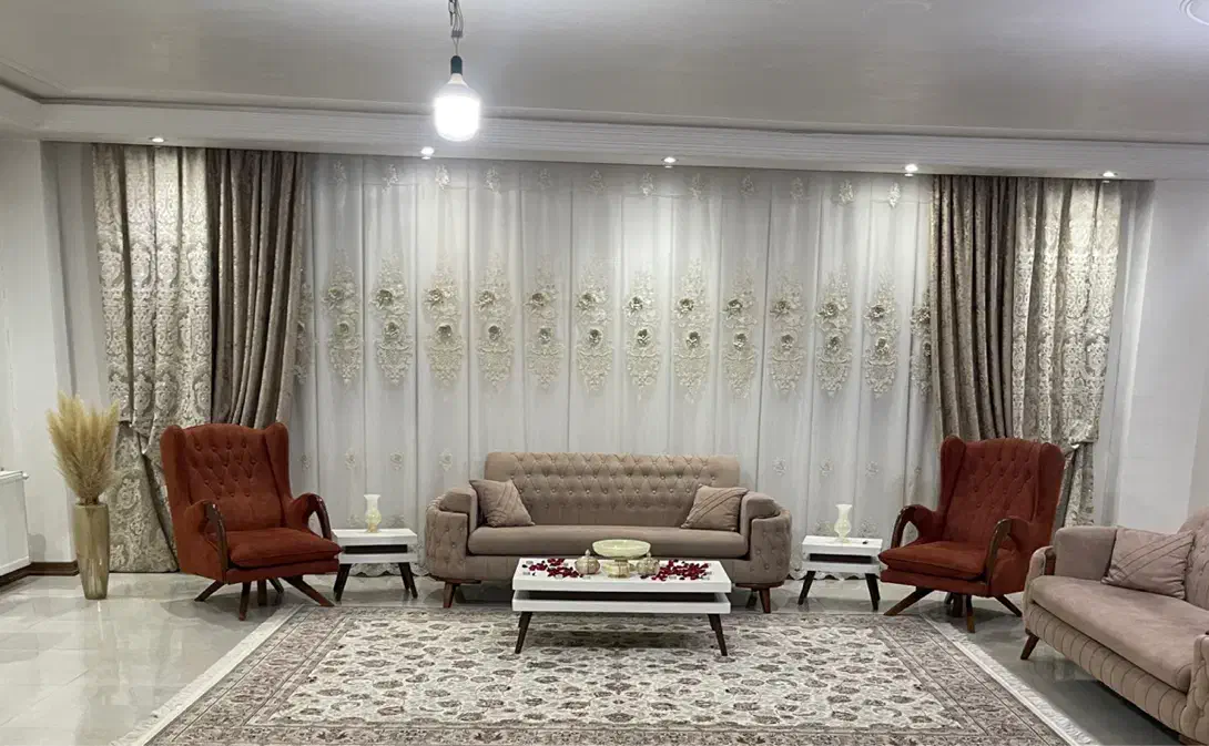 پرده و والان|پرده، رانر، رومیزی|تهران, شکوفه (عبدل آباد)|دیوار