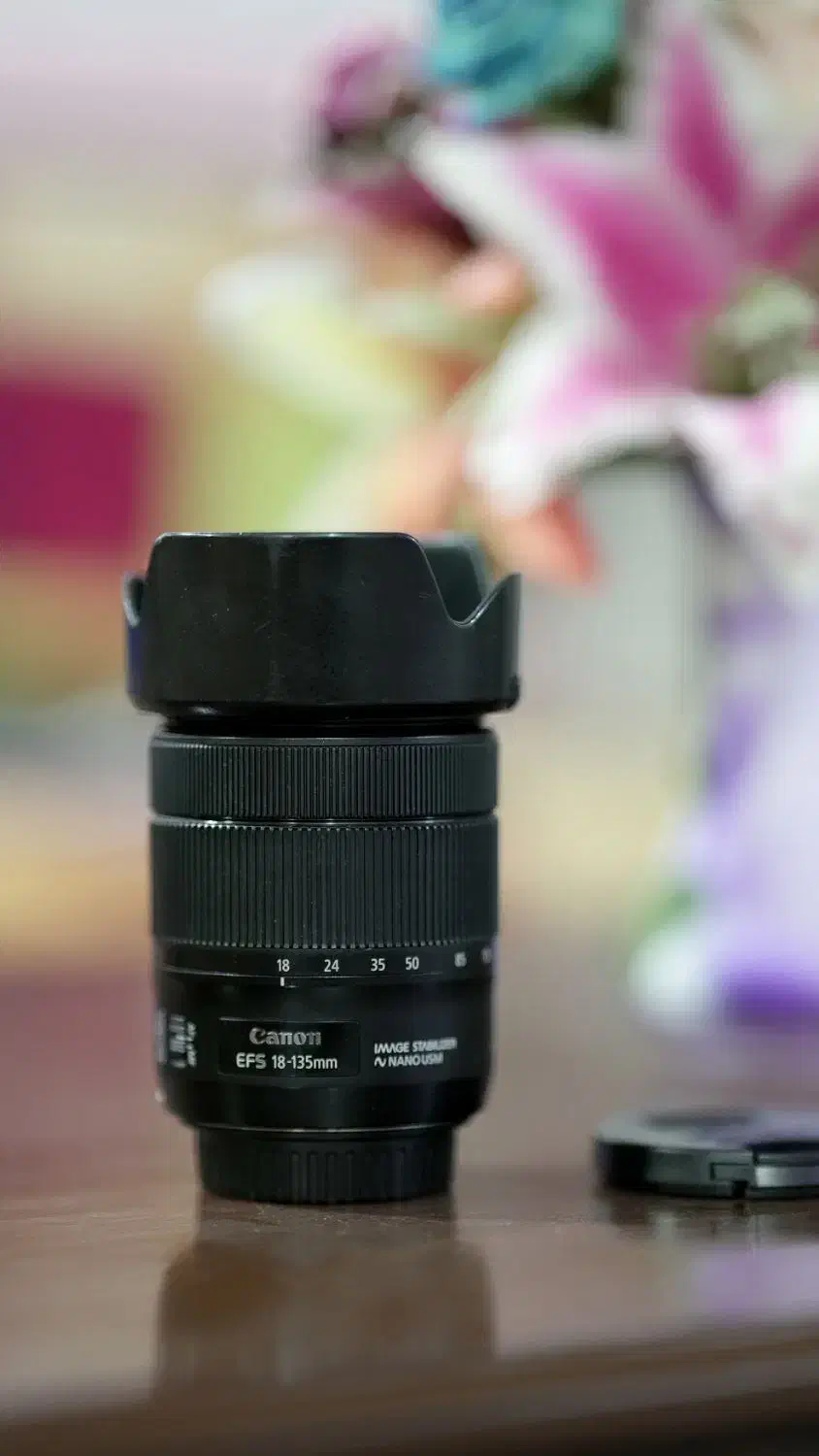 لنز کانن Canon EF-S 18-135mm F3.5 5.6 IS|دوربین عکاسی و فیلم‌برداری|اهواز, نادری|دیوار