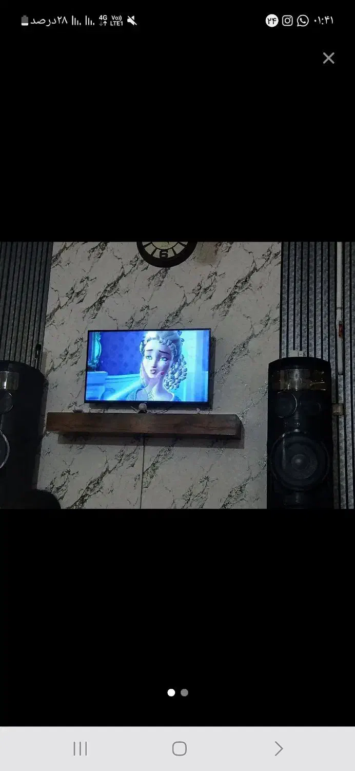 تلویزیون ال ای دی ۴۳ اینچ مارشال|تلویزیون و پروژکتور|فردیس, شهرک ارم|دیوار