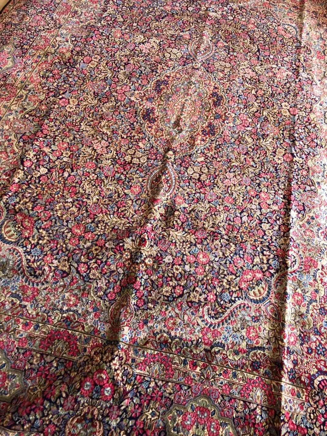 فرش دست بافت راور ۱۲ متری کرمان پرزدار|فرش|تهران, قلهک|دیوار