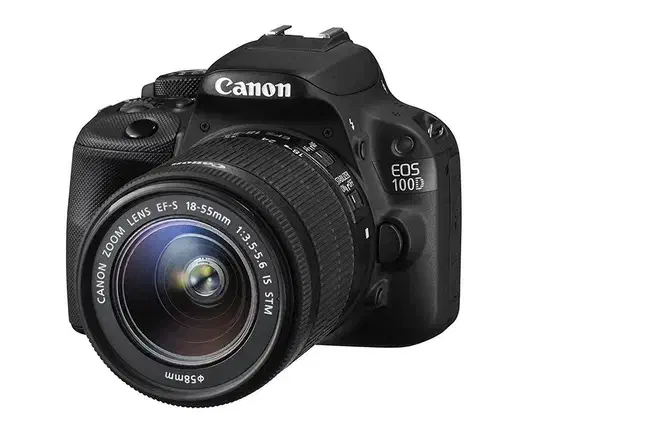 دوربین canon100D تمیز +لنز 18-55|دوربین عکاسی و فیلم‌برداری|قم, دورشهر|دیوار