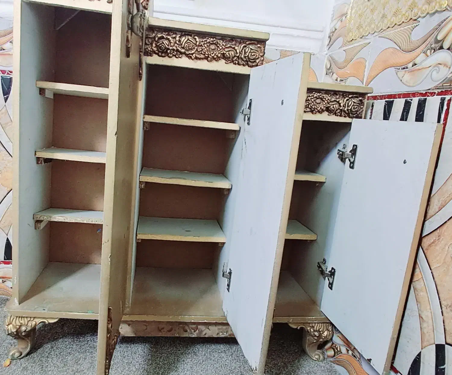 جا کفشی چوبی|جاکفشی، کمد، دراور|زیرکوه, |دیوار