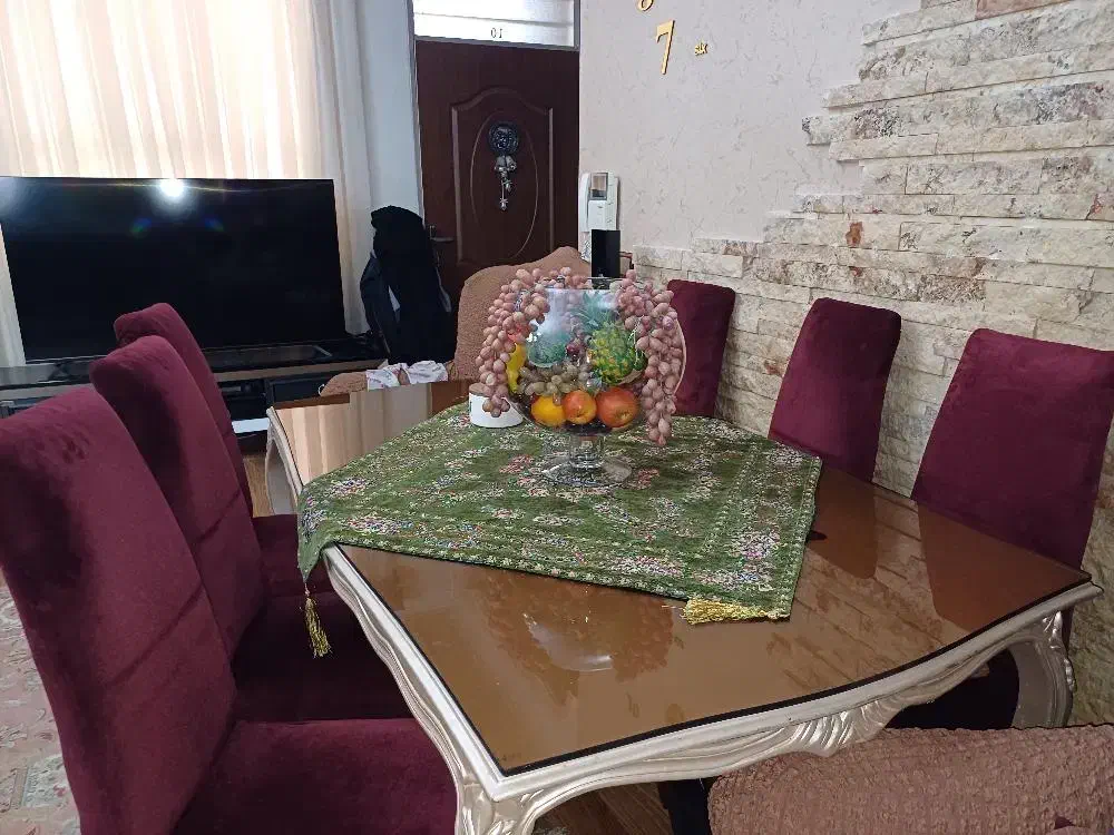 میز ناهارخوری ۶ نفره + شیشه|میز و صندلی غذاخوری|کرج, شاهینویلا|دیوار