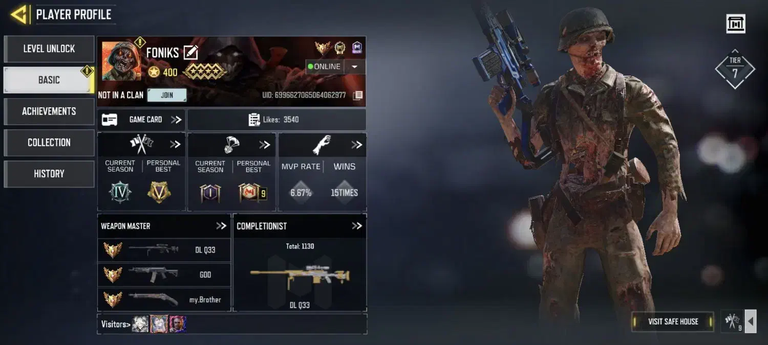 اکانت کالاف مهندسی|کنسول، بازی ویدئویی و آنلاین|آبادان, |دیوار