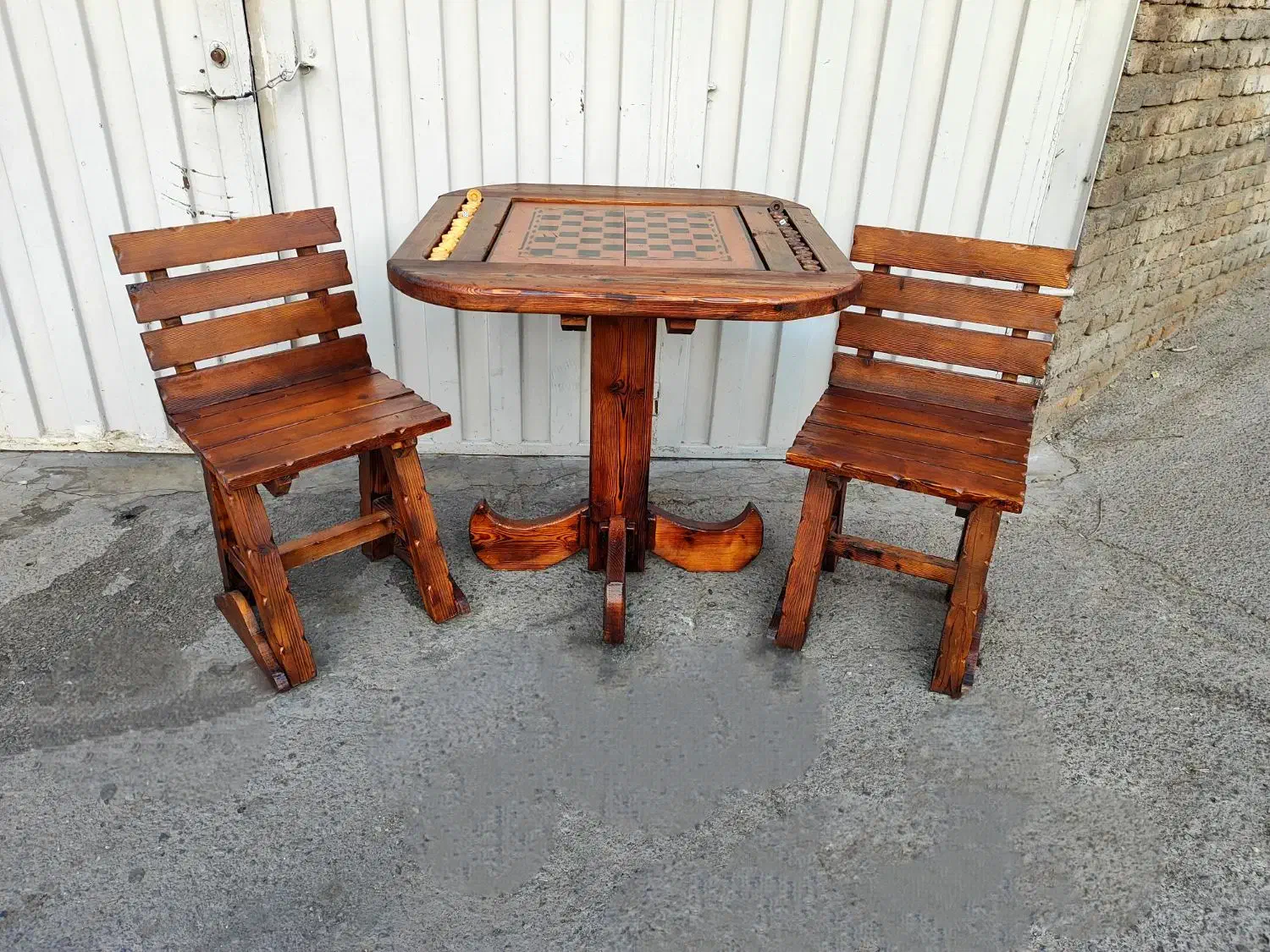 صندلی تخته نرد و شطرنج چوب راش نو آکبند|صندلی و نیمکت|تبریز, |دیوار