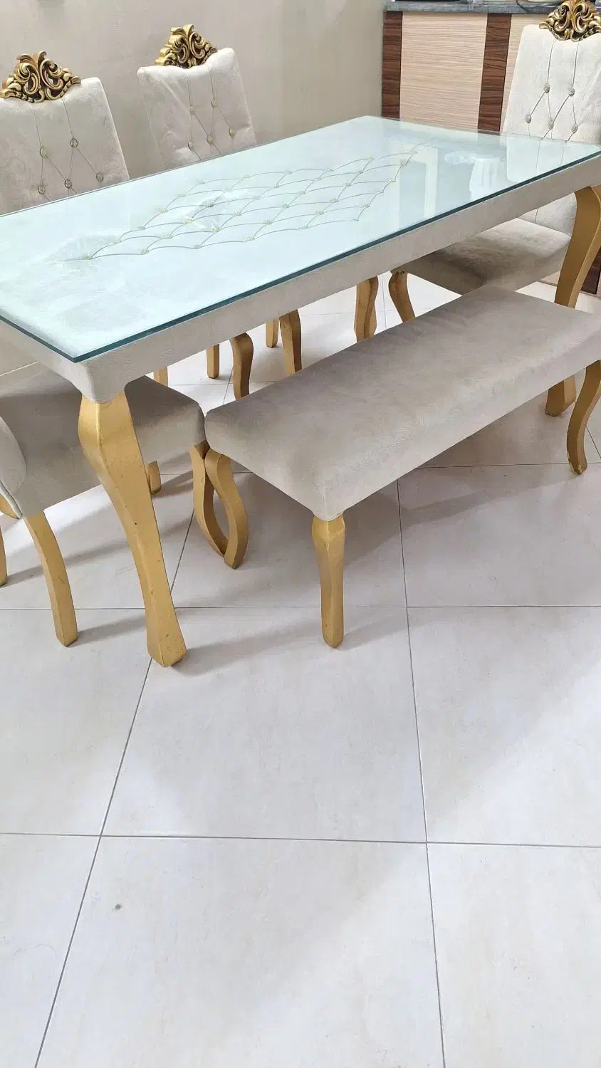 میز ناهار خوری شش نفره|میز و صندلی غذاخوری|سمنان, |دیوار