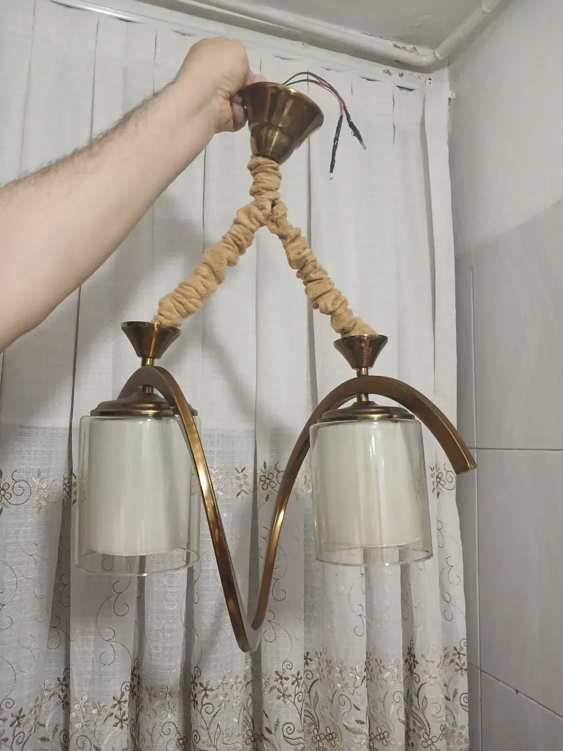 فروش لوستر درحدنو رنگ ثابت|لوستر و چراغ آویز|ملایر, |دیوار