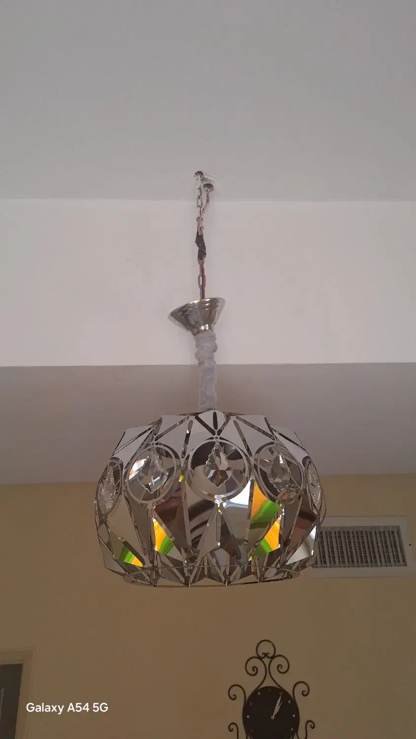 لوستر|لوستر و چراغ آویز|باغستان, |دیوار