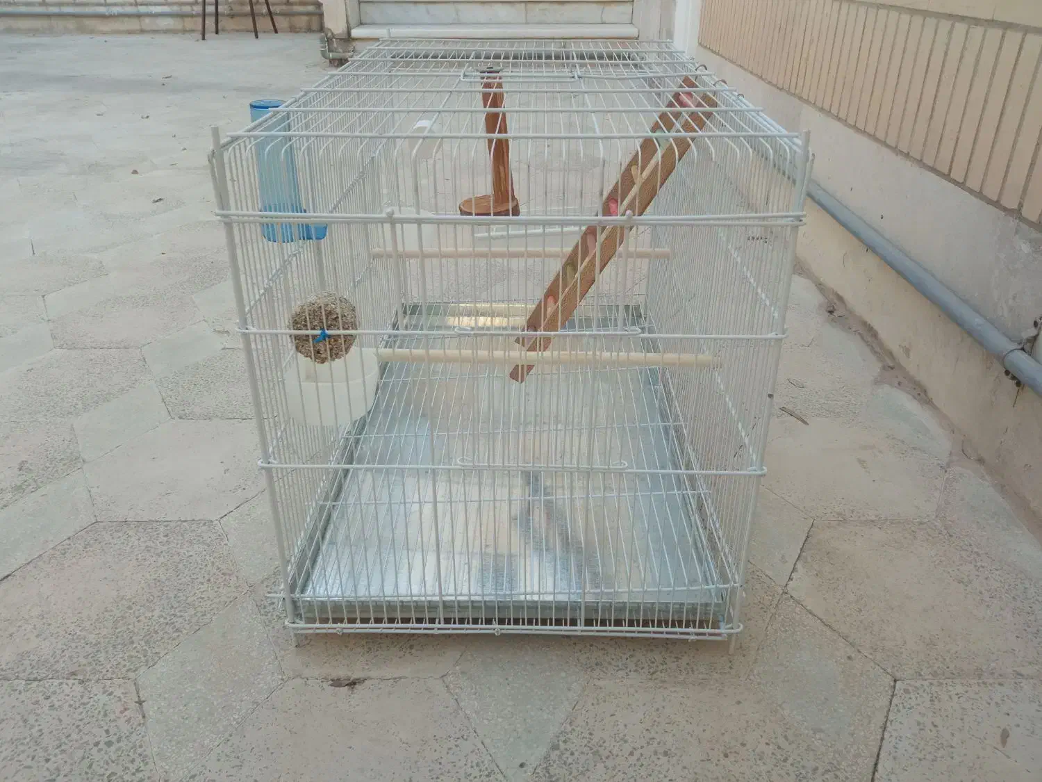 قفس بزرگ فلزی نو با وسایل|لوازم جانبی حیوانات|لار, |دیوار