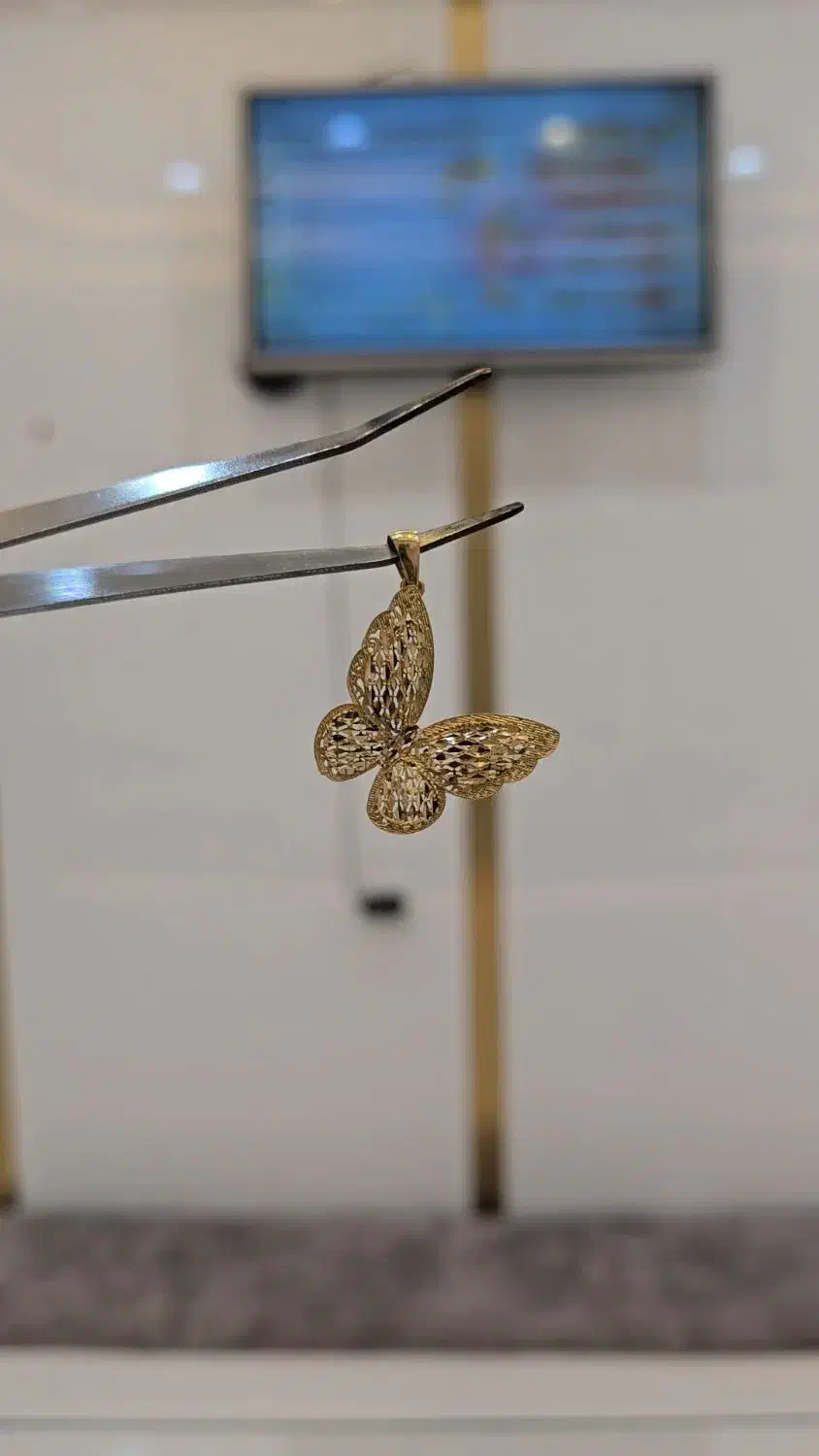 انگشتر و پلاک پروانه بدون اجرت|جواهرات|زنجان, |دیوار