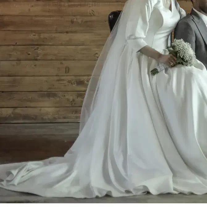 لباس عروس ساتن|لباس|کرج, گلشهر|دیوار