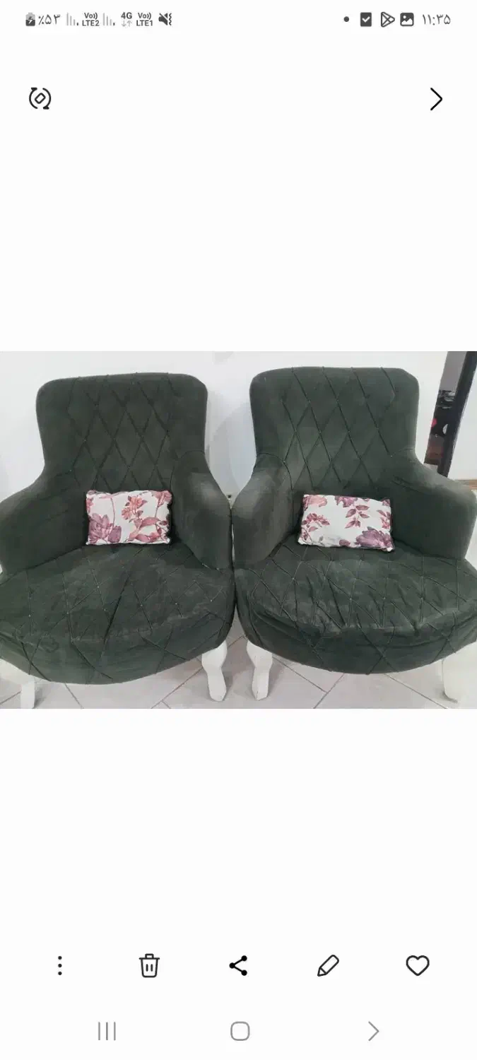 فروش مبل کارکرده در شهر محموداباد|مبلمان خانگی و میز عسلی|محمودآباد, |دیوار