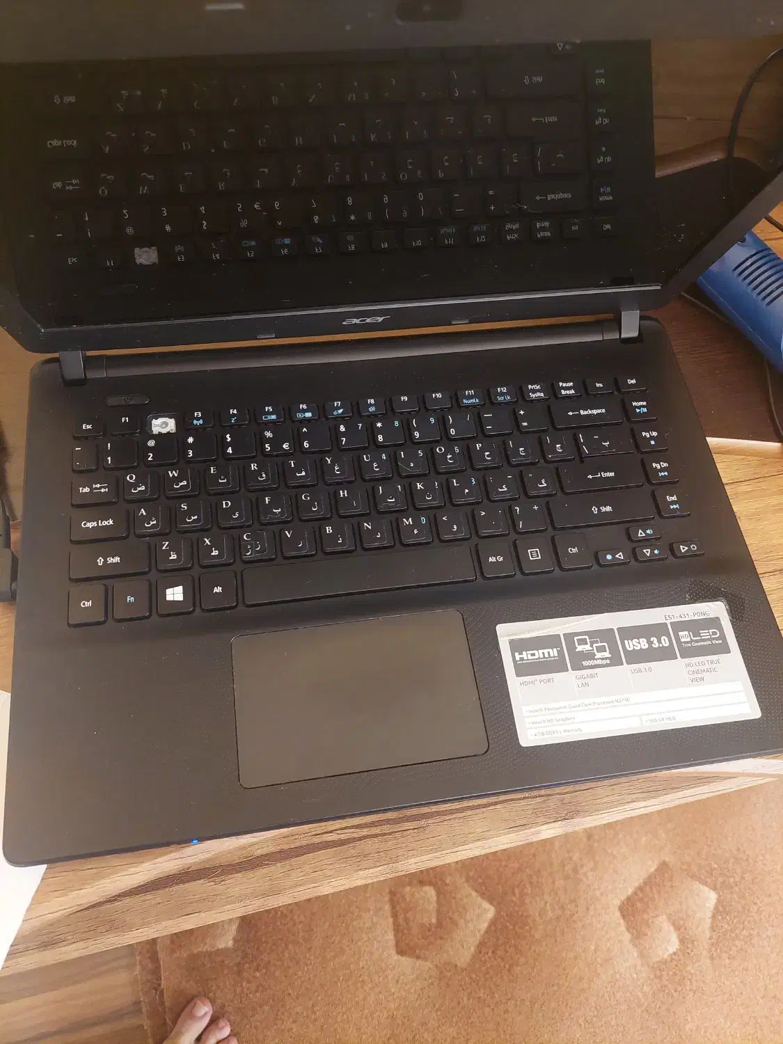 لپ تاپ ایسر es1 431|رایانه همراه|زنجان, |دیوار