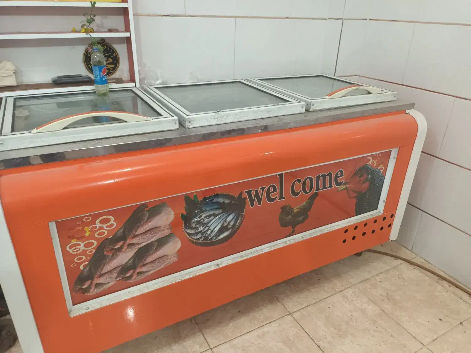 یخچال فریزرمرغ وماهی فروشی|فروشگاه و مغازه|مبارکه, |دیوار