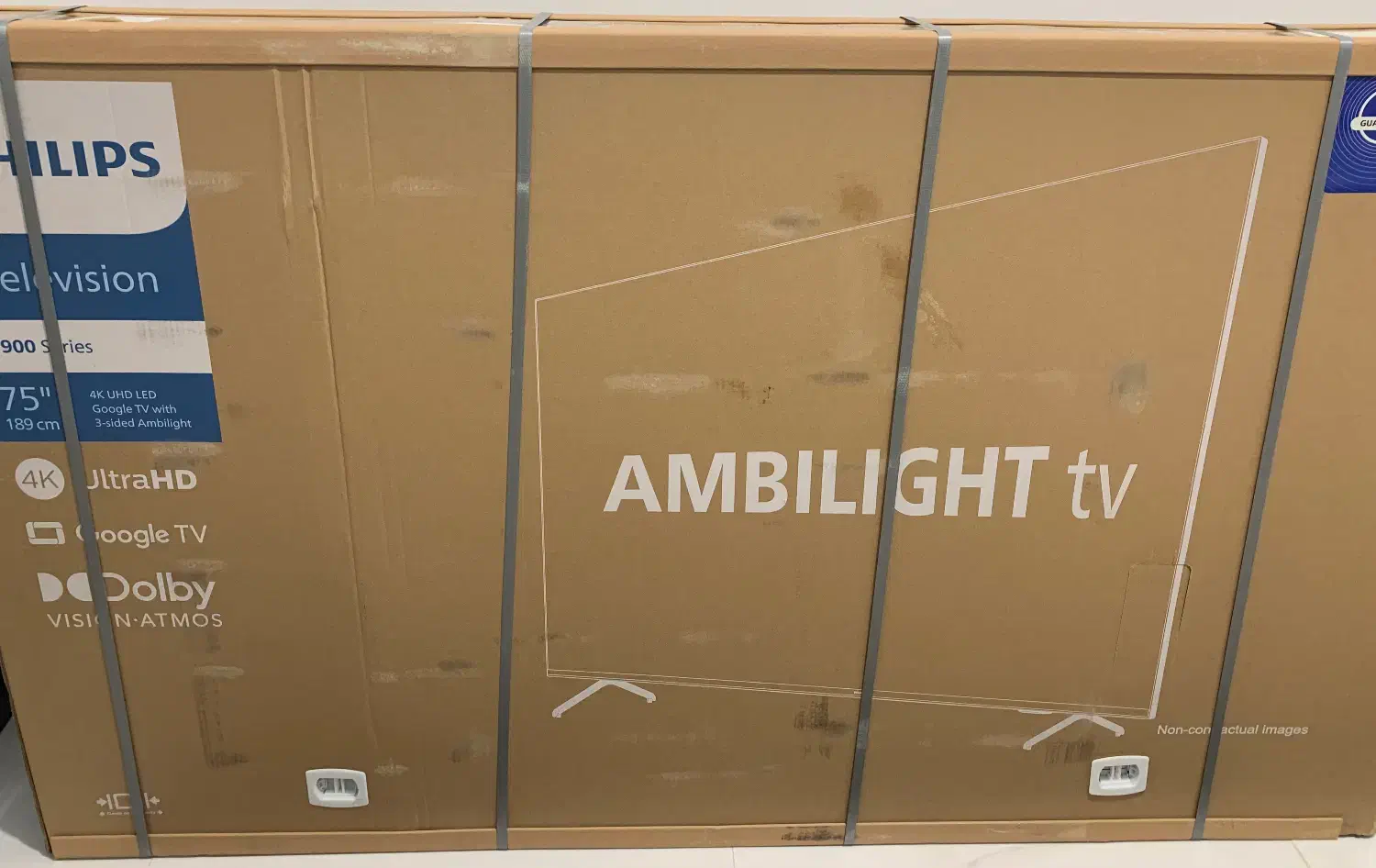 تلویزیون ۷۵ اینچ فیلیپس|تلویزیون و پروژکتور|ساری, |دیوار