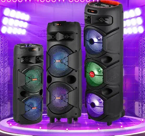 اسپیکر شارژی 90 سانتی ZQS-2806 با میکروفون بیسیم|پخش‌کننده همراه|قم, زند آباد|دیوار