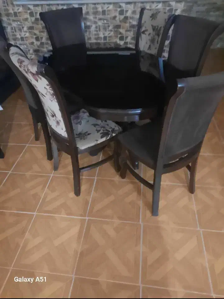 میز ناهار خوری ۶ نفره چوب راش|میز و صندلی غذاخوری|کرج, شهرک پردیسان|دیوار