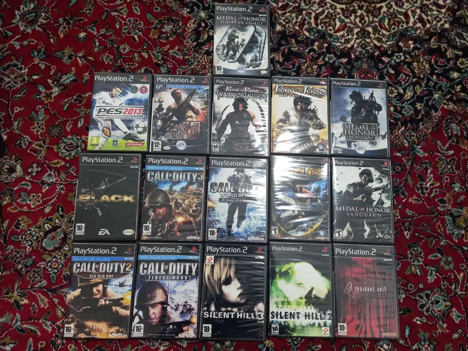 ۱۶ عدد بازی ps2 قابی با کیفیت بدون خش|کنسول، بازی ویدئویی و آنلاین|قم, قلعه کامکار|دیوار