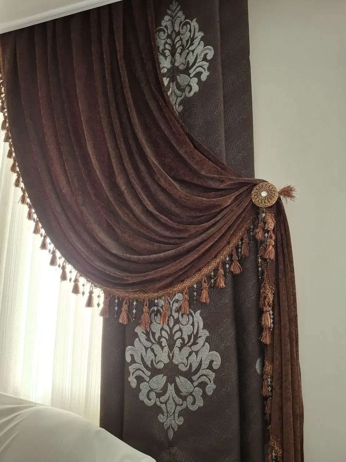 شال وپنل پرده والان|پرده، رانر، رومیزی|تهران, مشیریه|دیوار