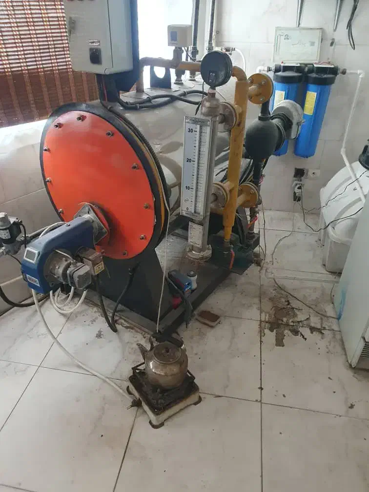 دیگ بخار صنعتی|ماشینآلات صنعتی|زاویه, |دیوار