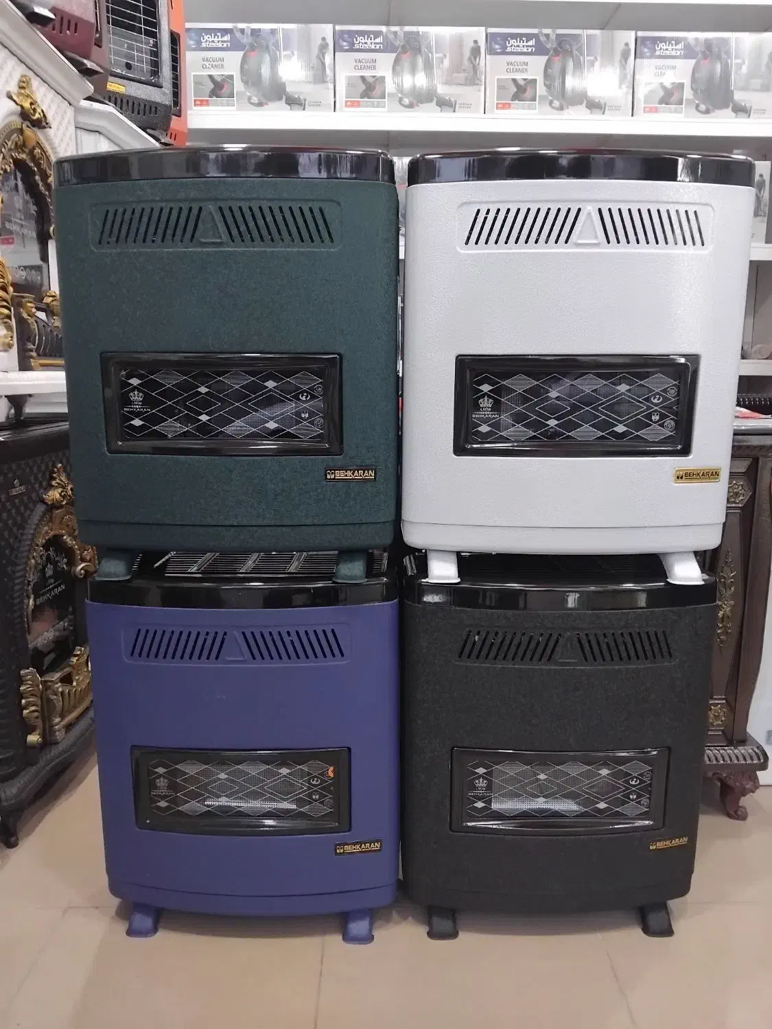 بخاری گازسوز  8000 بهکاران طرح مرجان|بخاری، هیتر، شومینه|میانه, |دیوار