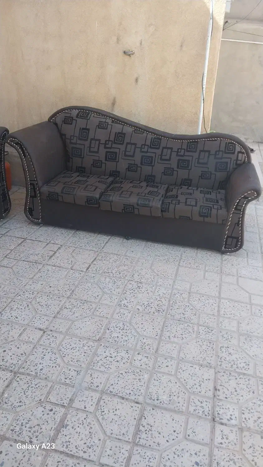 مبلمان ۷ نفره راحتی|مبلمان خانگی و میز عسلی|ایوان, |دیوار