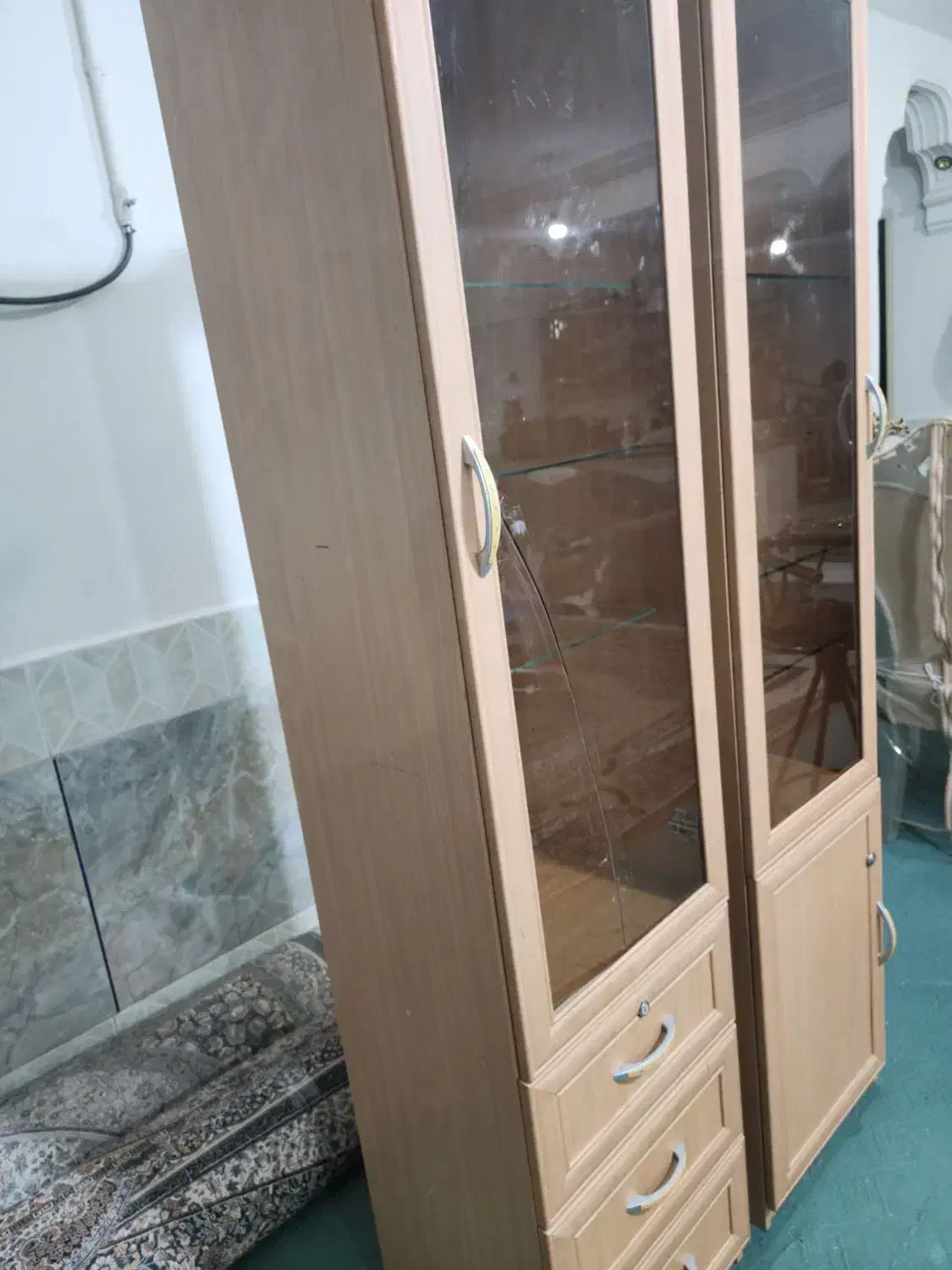 کمد، ویترین، کتابخانه|کتابخانه، شلف، قفسههای دیواری|شهرکرد, |دیوار