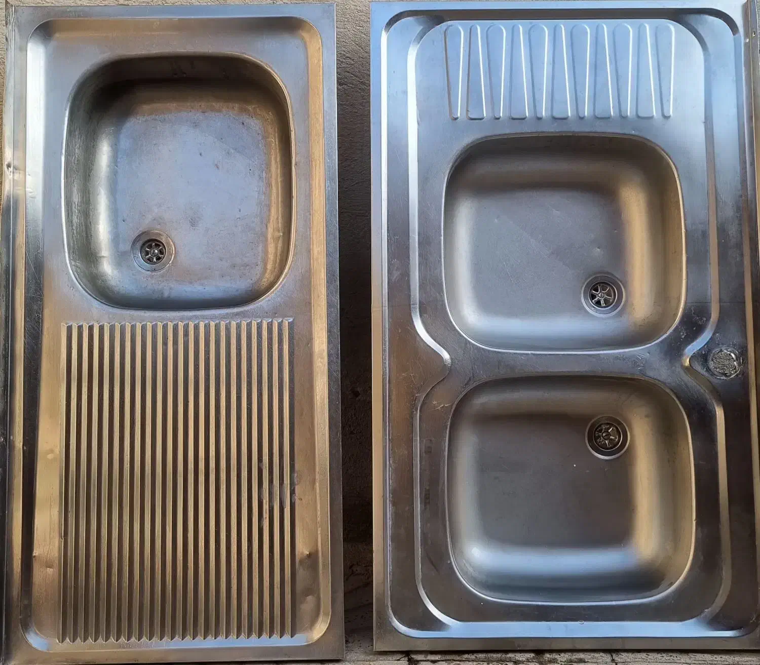 سینک ظرفشویی دو لگن و تک لگن|مصالح و تجهیزات ساختمان|آبیک, |دیوار