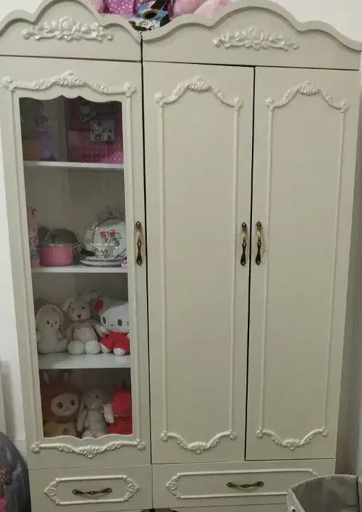 کمد لباس کودک و نوجوان همراه ویترین نونو|جاکفشی، کمد، دراور|کاشمر, |دیوار