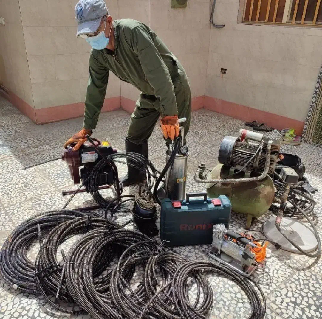 لوله باز کنی با فنرزنی چاه بازکن تمام نقاط کرمان|خدمات پیشه و مهارت|کرمان, |دیوار