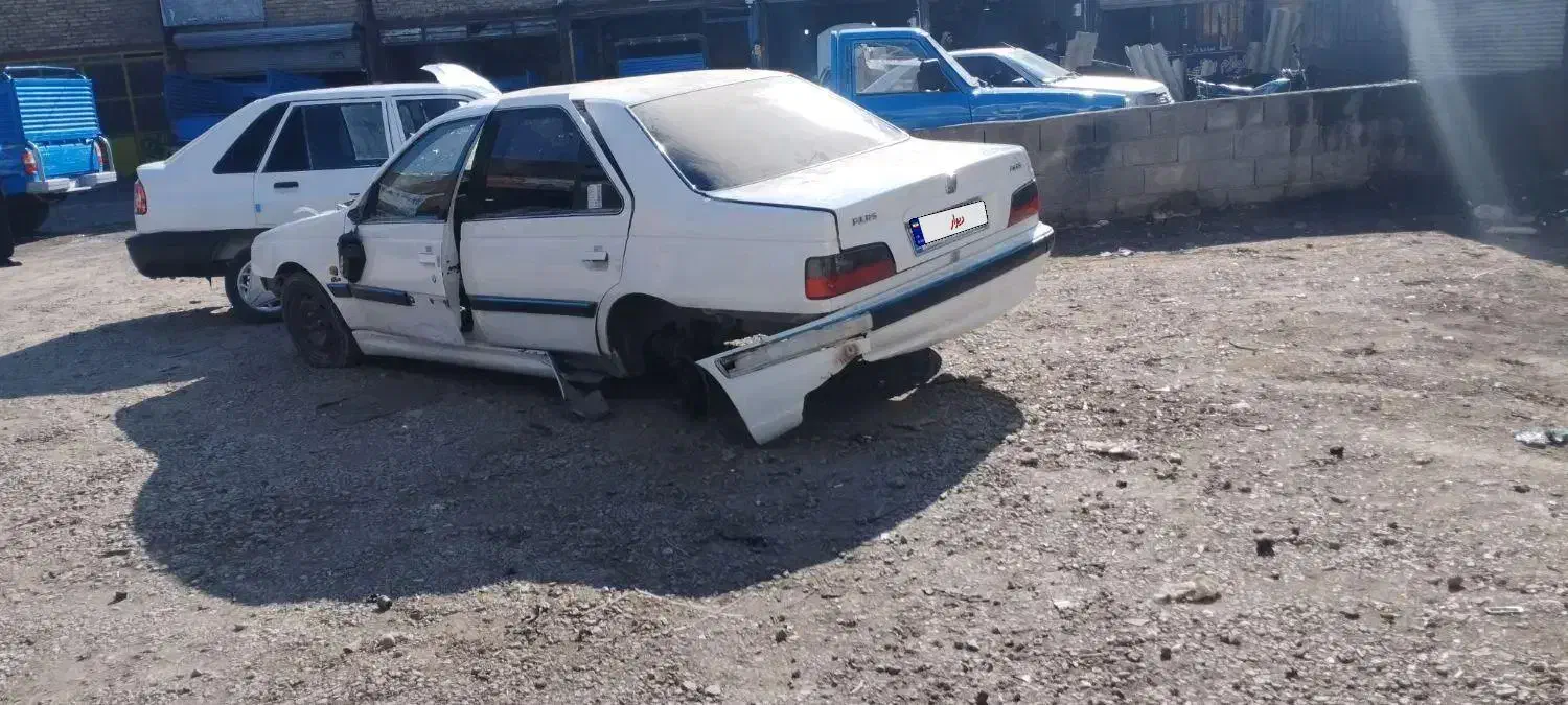 پژو پارس تصادفی|خودرو سواری و وانت|کرمانشاه, |دیوار