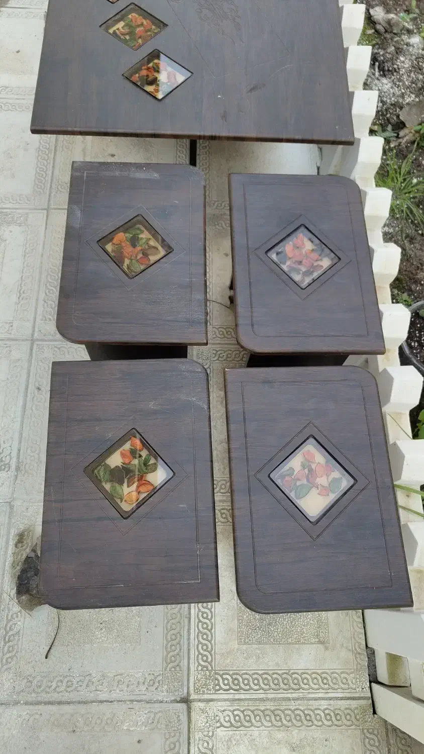 میز عسلی|مبلمان خانگی و میز عسلی|لشت نشا, |دیوار