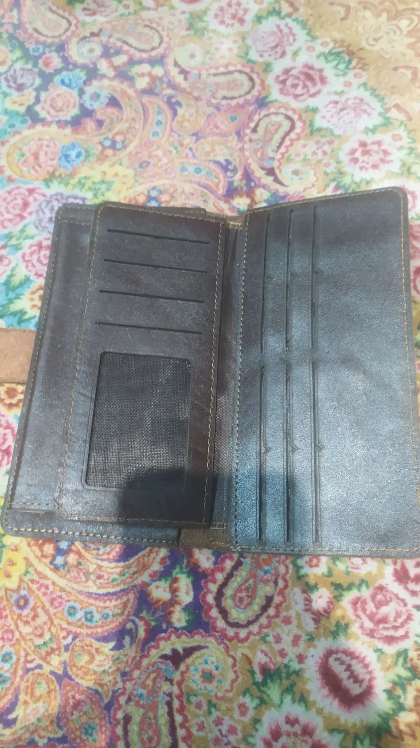 کیف پول جاکارتی چرم اصل|کیف، کفش، کمربند|قزوین, |دیوار