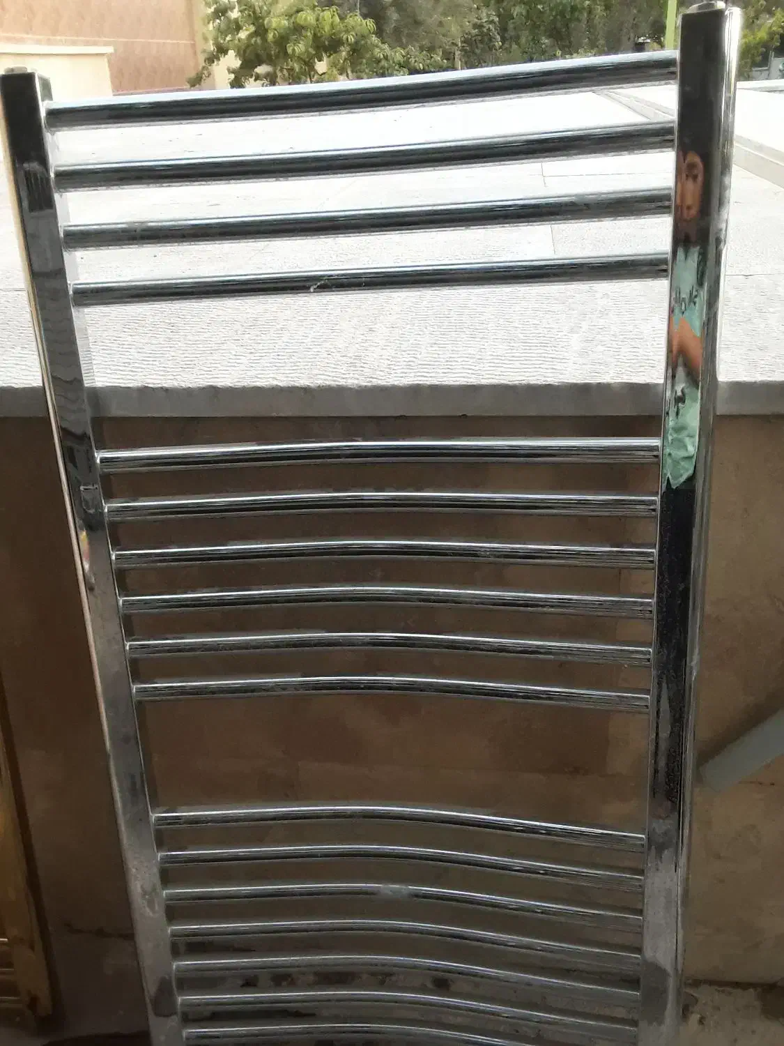 حوله خشک کن استیل حمام|لوازم سرویس بهداشتی|وحیدیه, |دیوار