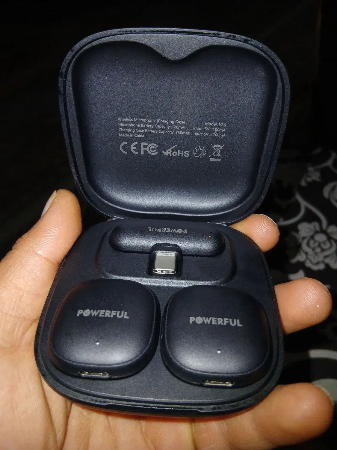 ست میکروفون بی سیم پاورفول مدل v36|صوتی و تصویری|قدس, شهرقدس|دیوار