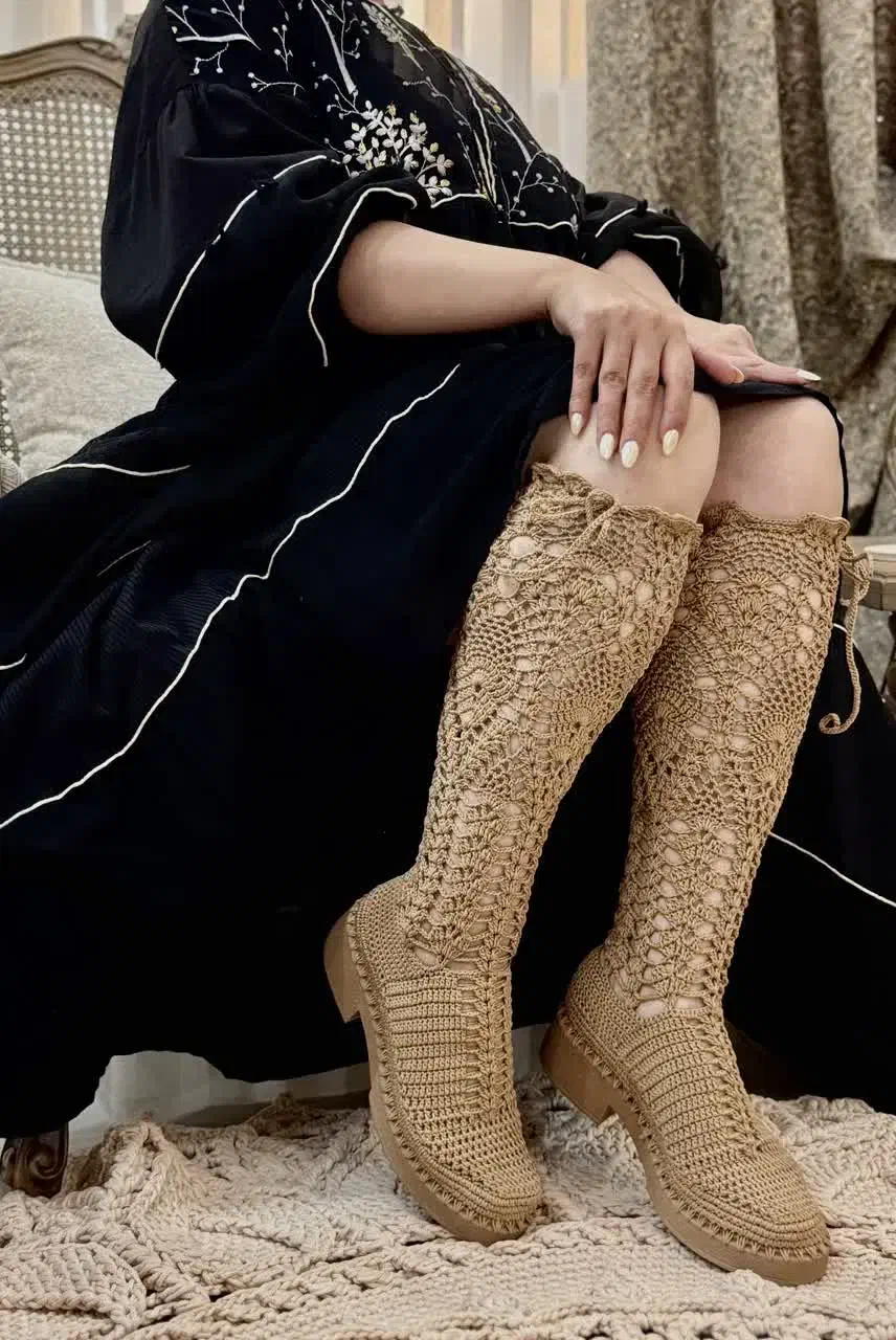 بافت و فروش بوتهای شیک قلاب بافی|کیف، کفش، کمربند|قائم‌شهر, |دیوار