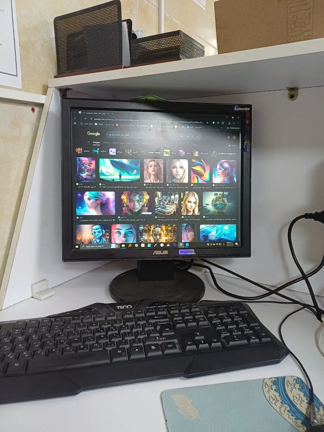 مانیتور ایسوس اقساطی۱۷ اینچ/بدون پیش وضامن/۱۵ ماهه|قطعات و لوازم جانبی رایانه|پرند, فاز ۲|دیوار