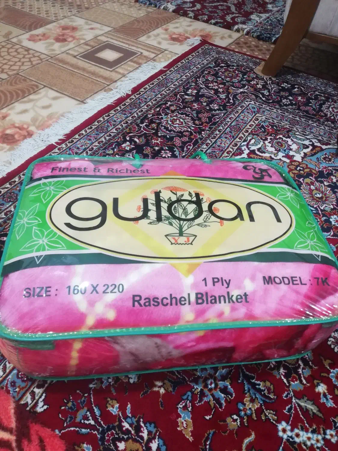 پتو گلبافت نو|رختخواب، بالش، پتو|آزادشهر, |دیوار