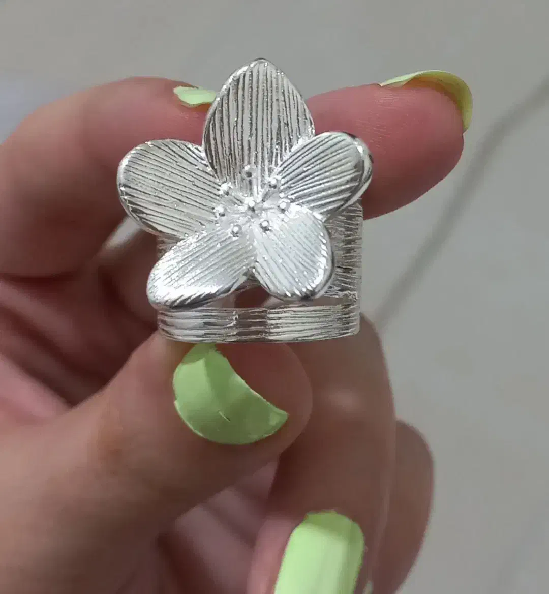 انگشتر گل نقرهای|بدلیجات|مشهد, کوثر|دیوار