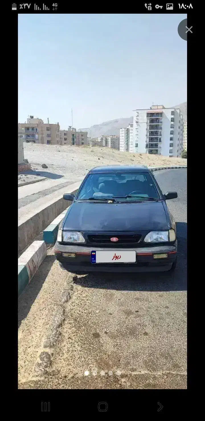 پراید مشکی حاچ بک|خودرو سواری و وانت|قم, سالاریه|دیوار