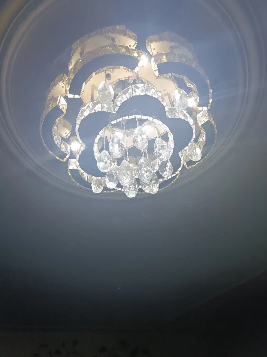 لوستر سقفی کریستال|لوستر و چراغ آویز|کرج, اسلام‌آباد|دیوار