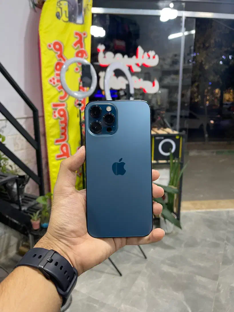 iphone 12 pro max 256 CH اقساطی بدون پیش پرداخت|موبایل|قم, تولید دارو و یخچال|دیوار