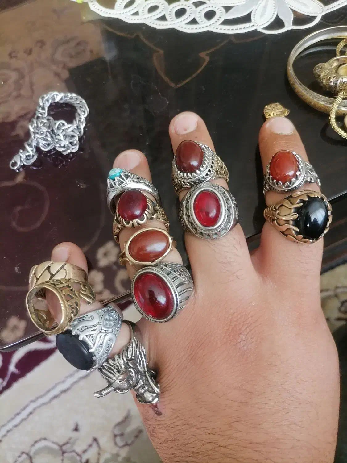 سنگ های خیلی قیمتی و قشنگ|جواهرات|بجنورد, |دیوار