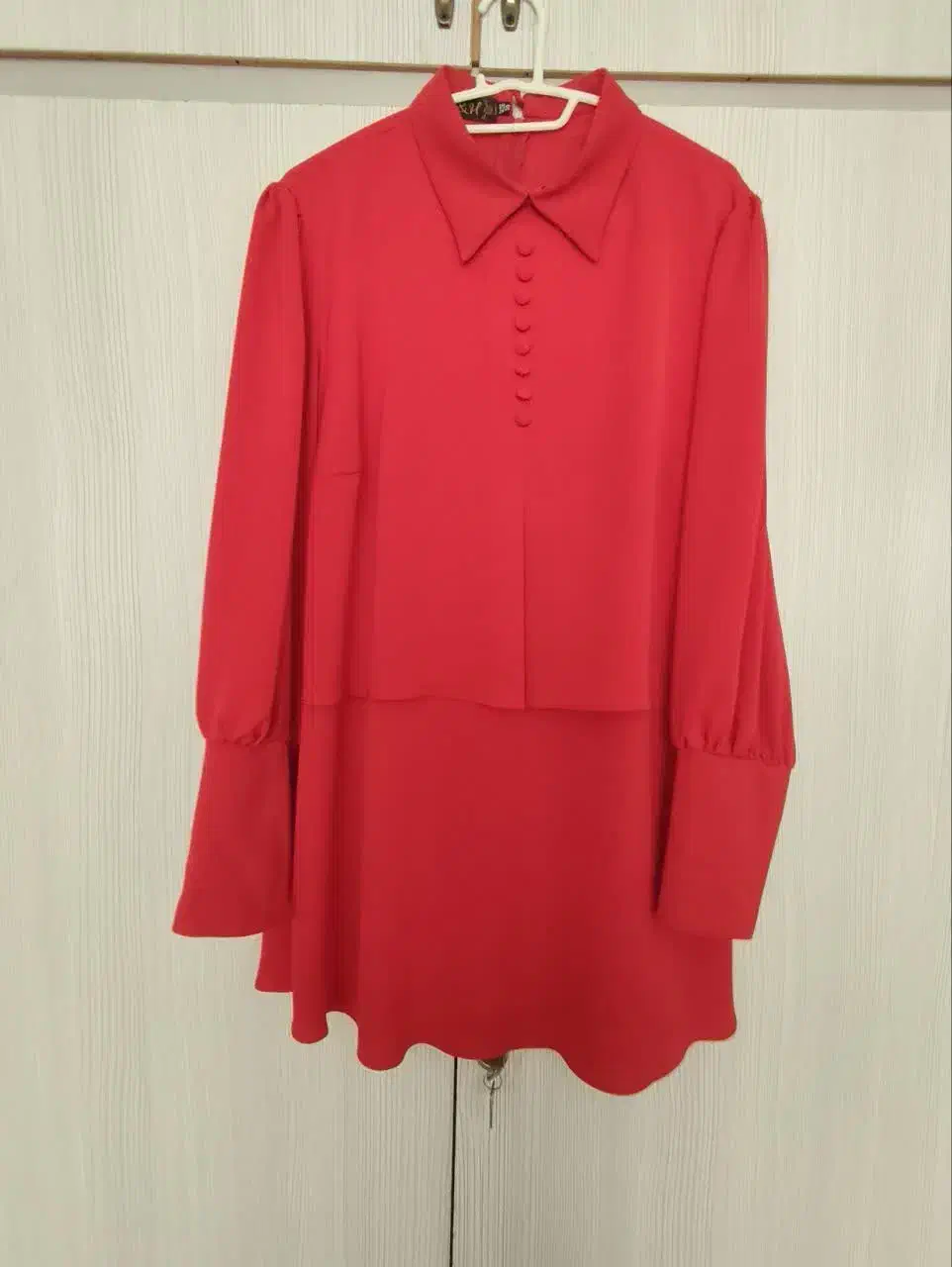 مانتو شومیز قرمز|لباس|باقرشهر, |دیوار